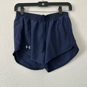 Under armour navy blue workout running shorts sz small